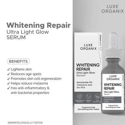 Luxe Organix Whitening Repair Ultra Light Glow Serum