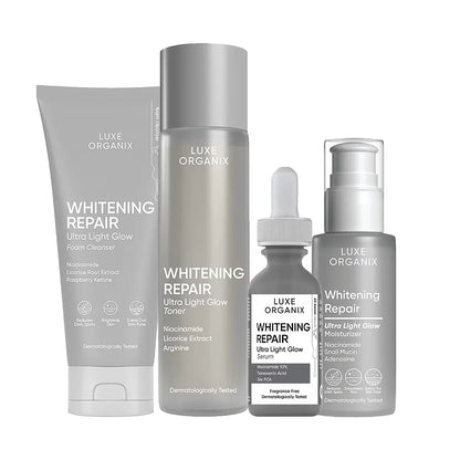Luxe Organix Whitening Repair Ultra Light Glow Bundle