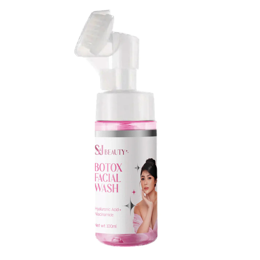 S&J BTX Facial Wash 100ml - Premium Facial Cleanser with Niacinamide & Hyaluronic Acid