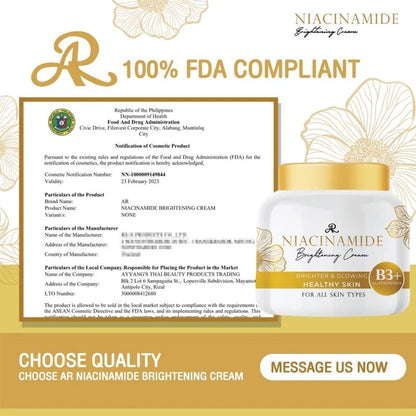 AR Niacinamide Brightening Cream