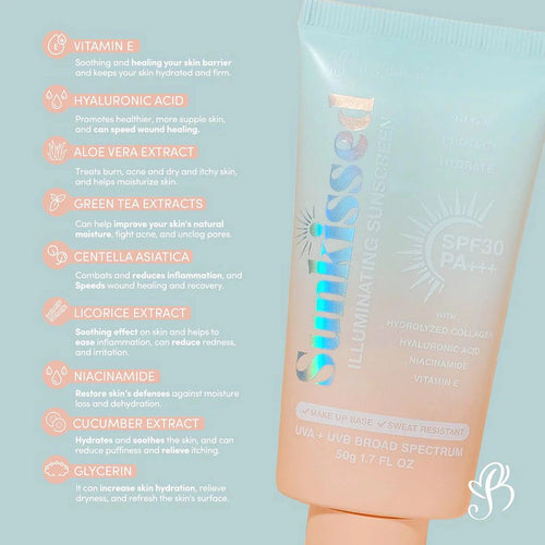 Barefaced Sunkissed Illuminating Sunscreen SPF50+ PA+++