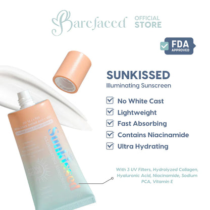 Barefaced Sunkissed Illuminating Sunscreen SPF50+ PA+++