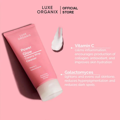 Luxe Organix Power Glow Vita Glow C Whip Cleanser