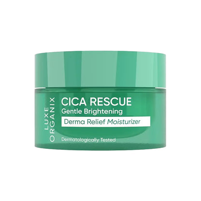 Luxe Organix Cica Rescue Gentle Brightening Derma Relief Moisturizer