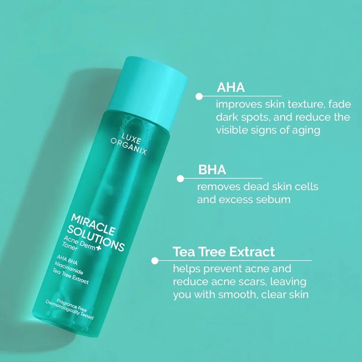 Luxe Organix Miracle Solutions Acne Derm+ Toner