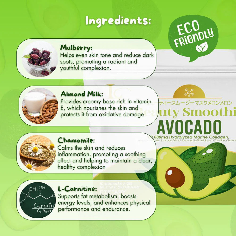 Luxe Slim Beauty Smoothie Avocado