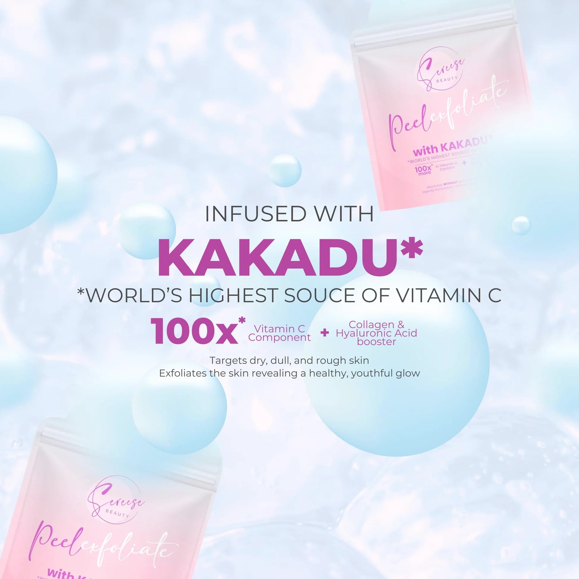Sereese Beauty PeelExfoliate Set with Kakadu