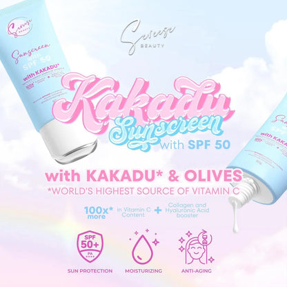 Sereese Beauty Sunscreen SPF 50 with Kakadu