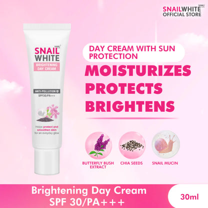 SNAILWHITE Brightening Day Cream SPF30 30ml