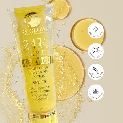 SY Glow 24K Gold Luminous Lotion SPF 75
