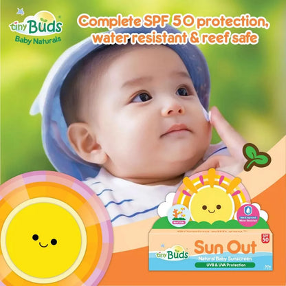 Tiny Buds Sun Out Natural Baby Sunscreen SPF 50