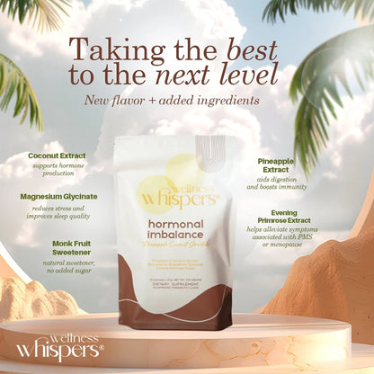 Wellness Whispers Hormonal Imbalance Pineapple Coconut Smoothie