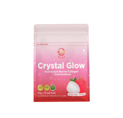 Crystal Glow Lychee - Collagen Drink 10 sachets