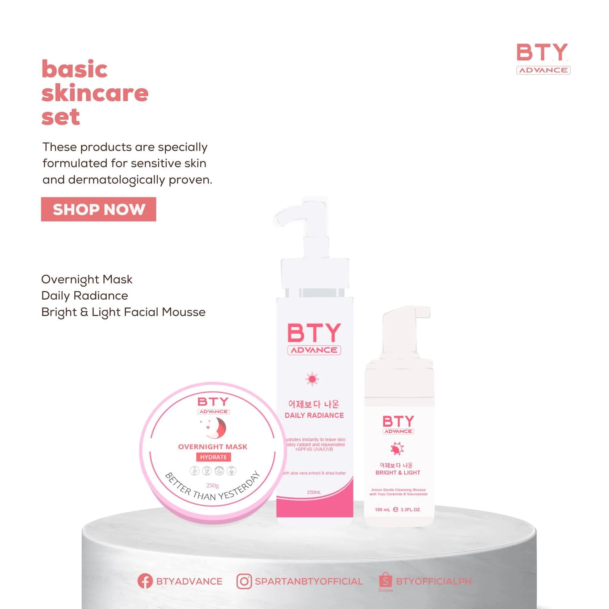 BTY Basic Skincare Set
