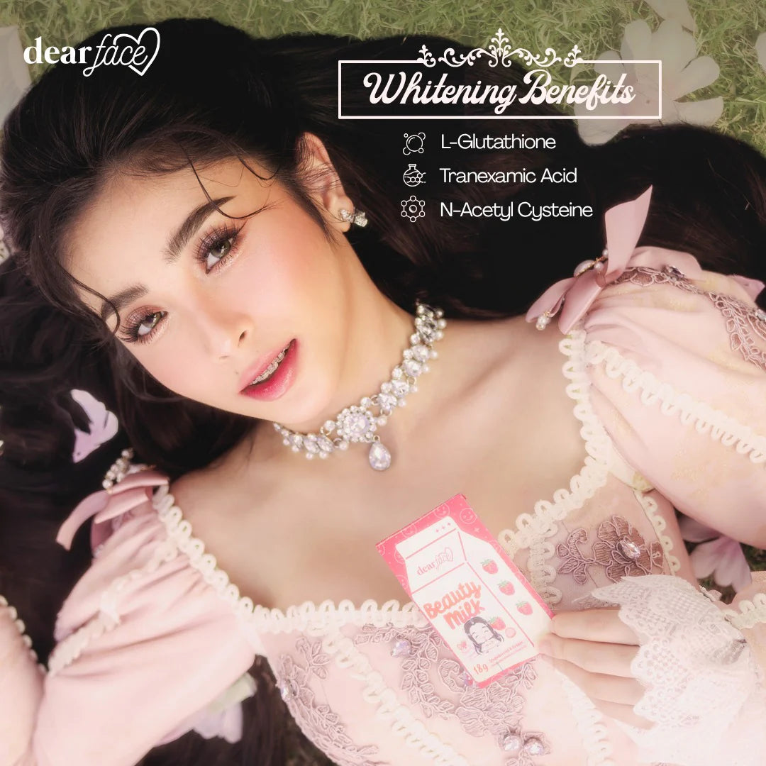 Dear Face Beauty Milk Strawberries & Cream (Bundle of 6)