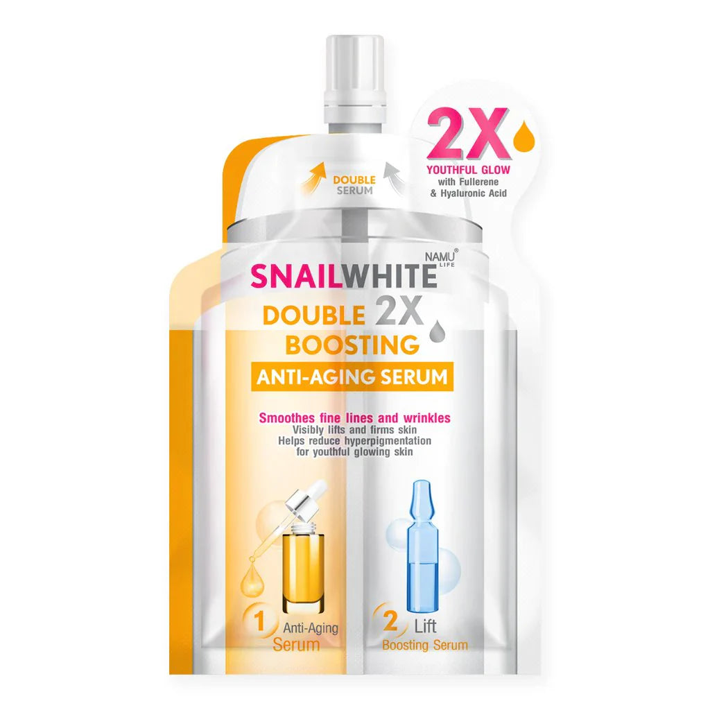 SNAILWHITE Double Boosting Brightening and Antiaging Serum Bundle