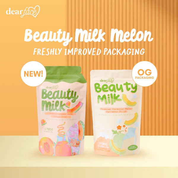 Dear Face Beauty Milk Melon Collagen Drink 210g