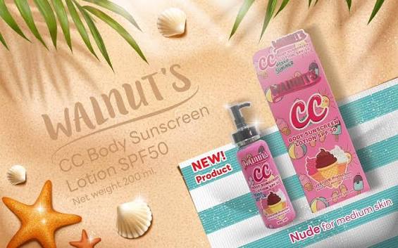 Walnuts CC Body Suncreen Lotion BUNDLE 200ml
