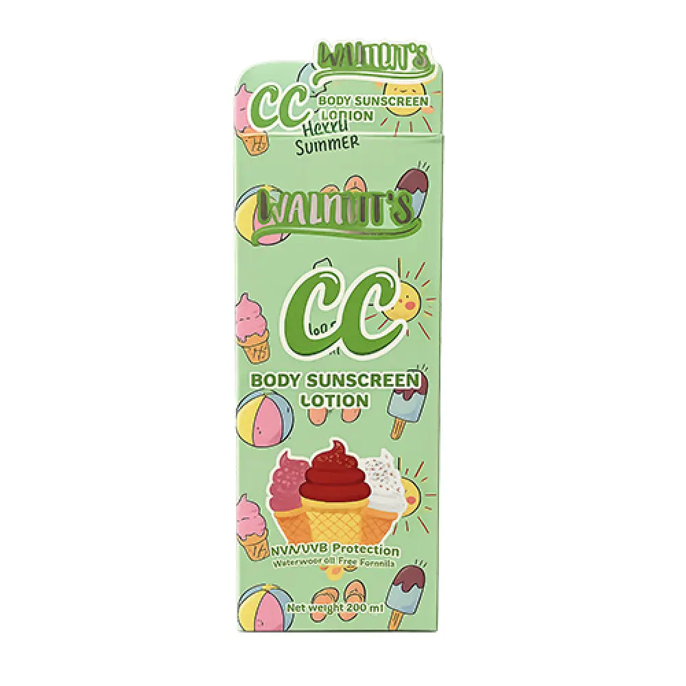 Walnuts CC Body Suncreen Lotion SPF50 200ml