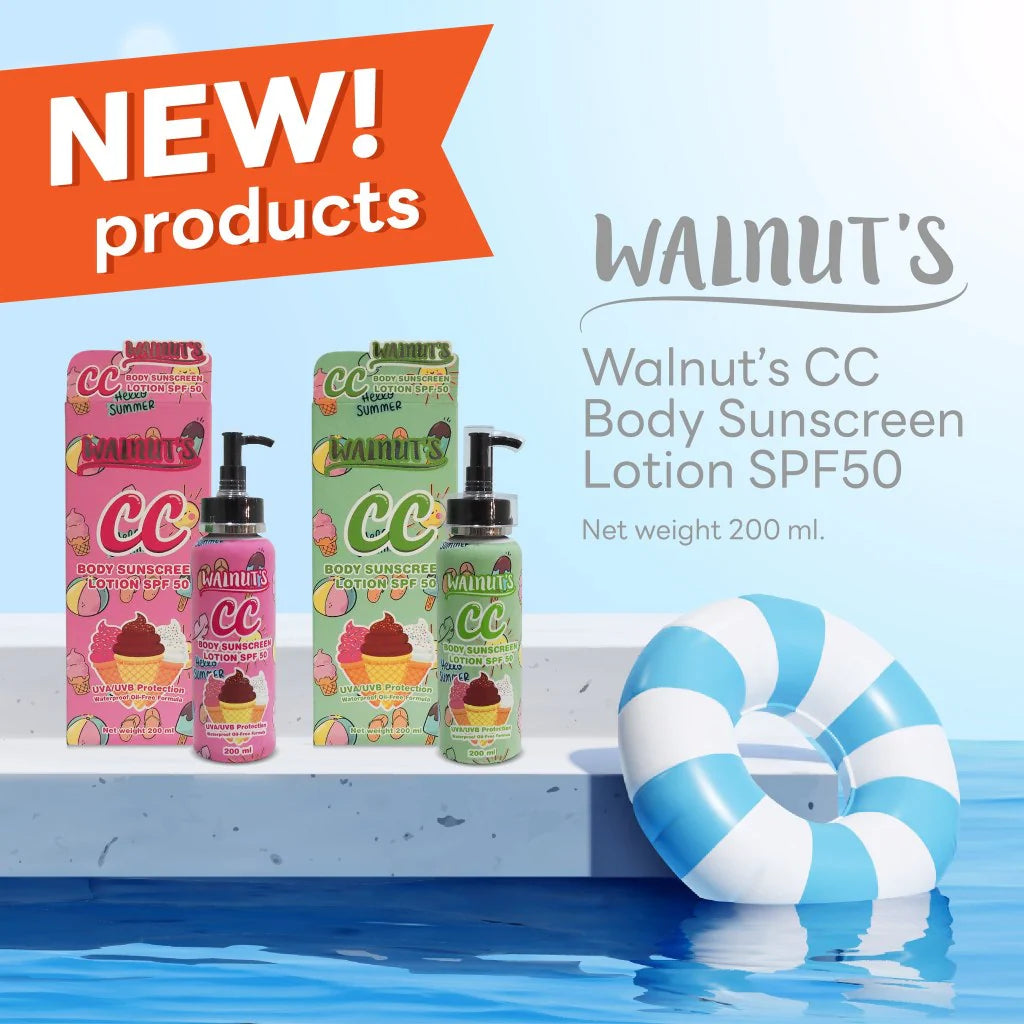 Walnuts CC Body Suncreen Lotion BUNDLE 200ml