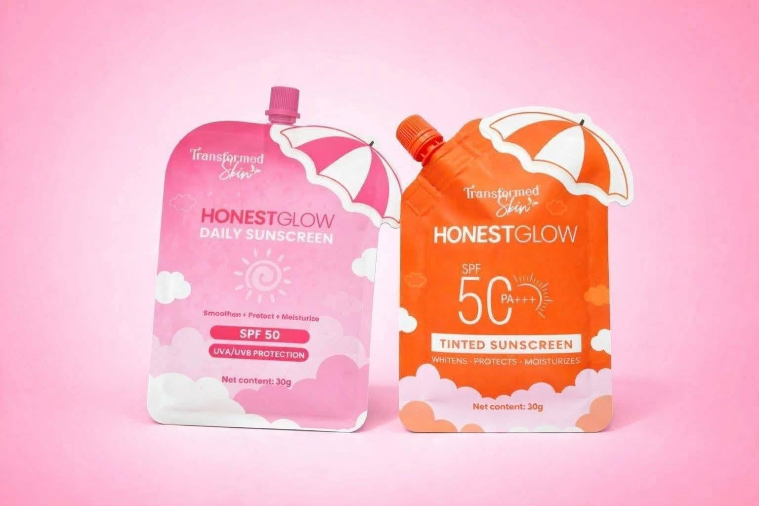 Transformed Skin Honest Glow Daily Sunscreen SPF 50 30g