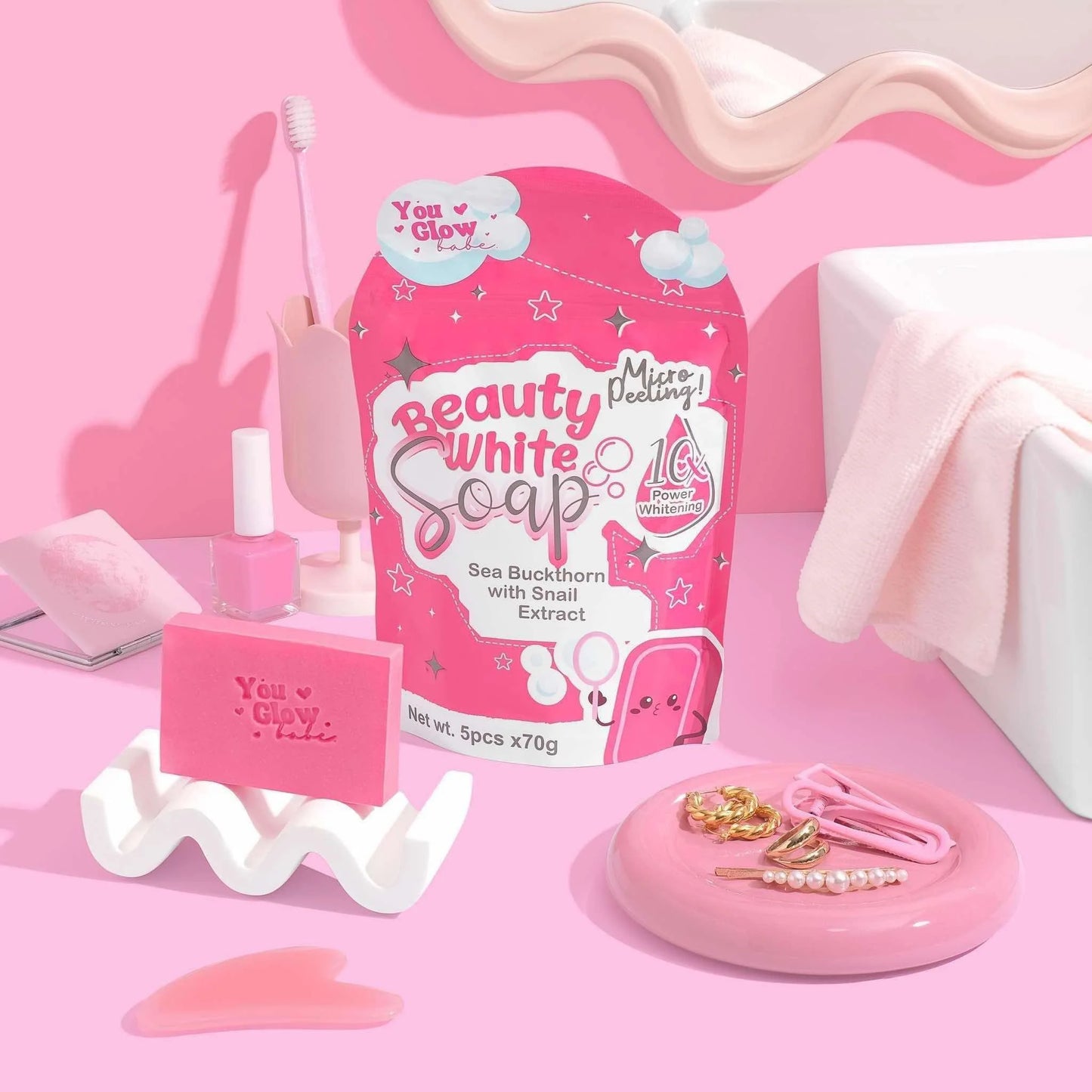 You Glow Babe Beauty White Soap 5x70g