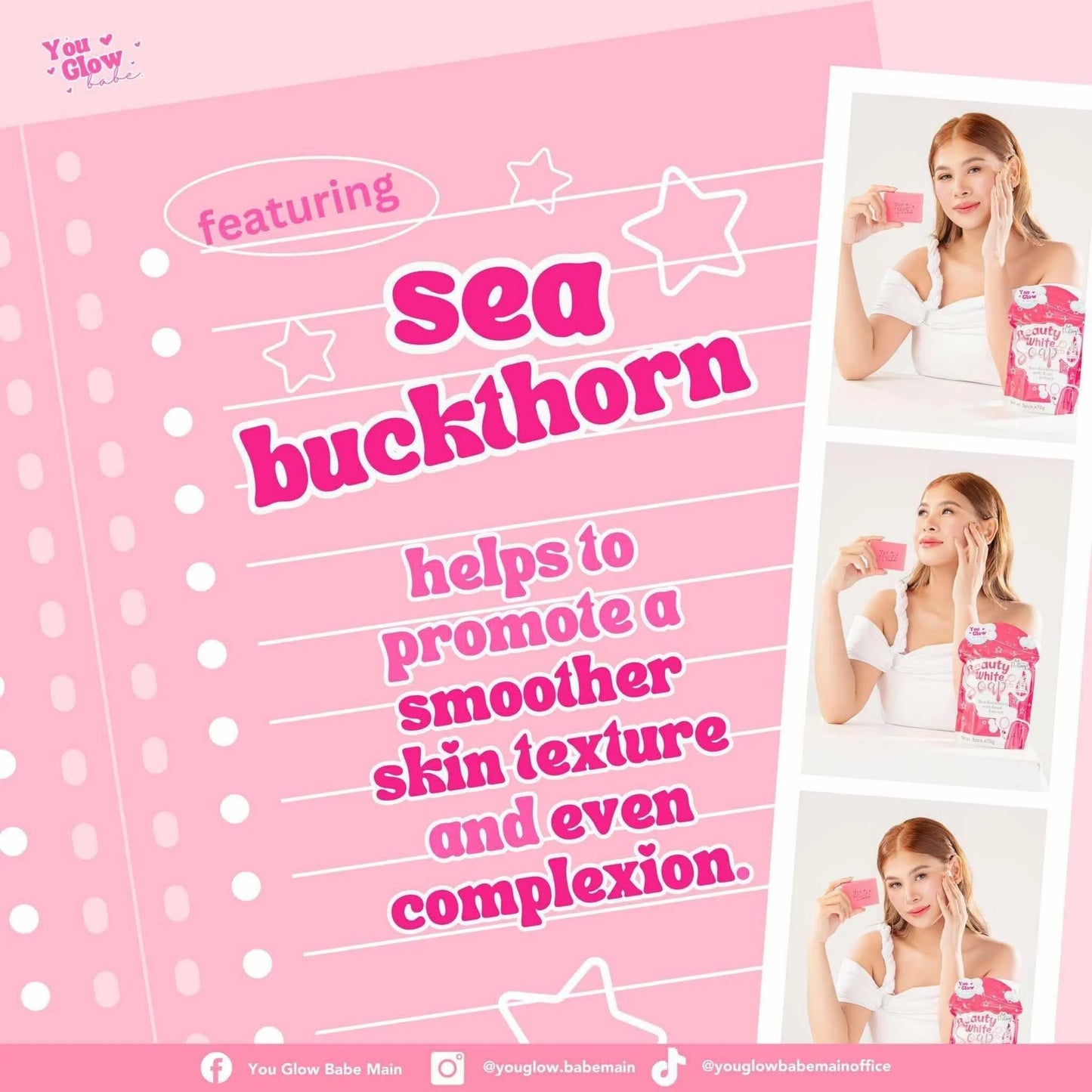 You Glow Babe Beauty White Soap 5x70g