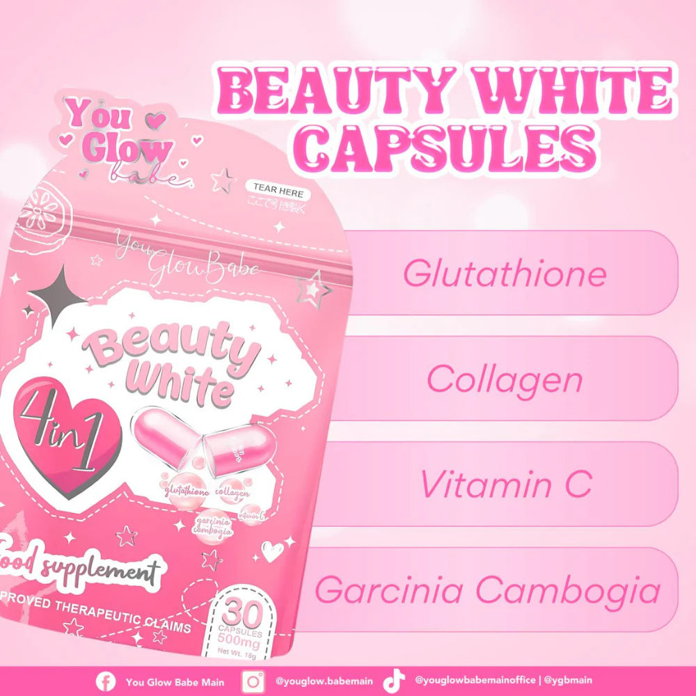 You Glow Babe Beauty White Glutathione Capsules